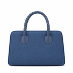 Blue Braided Handle Bag