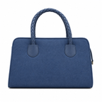Blue Braided Handle Bag
