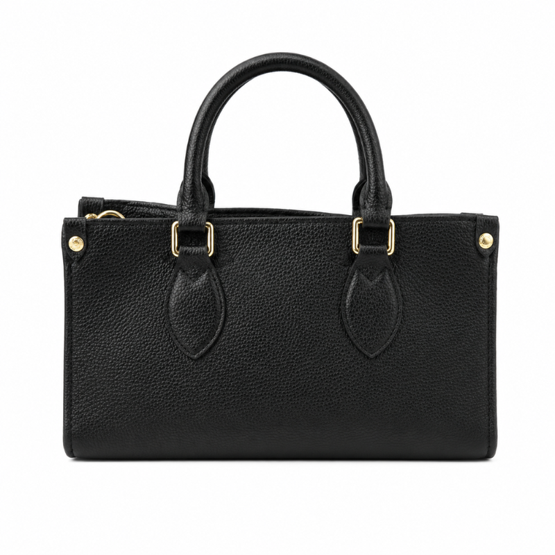 Classic Black Top Handle Bag