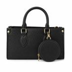 Classic Black Top Handle Bag