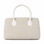 Ivory Braided Handle Bag