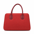 Red Braided Handle Bag